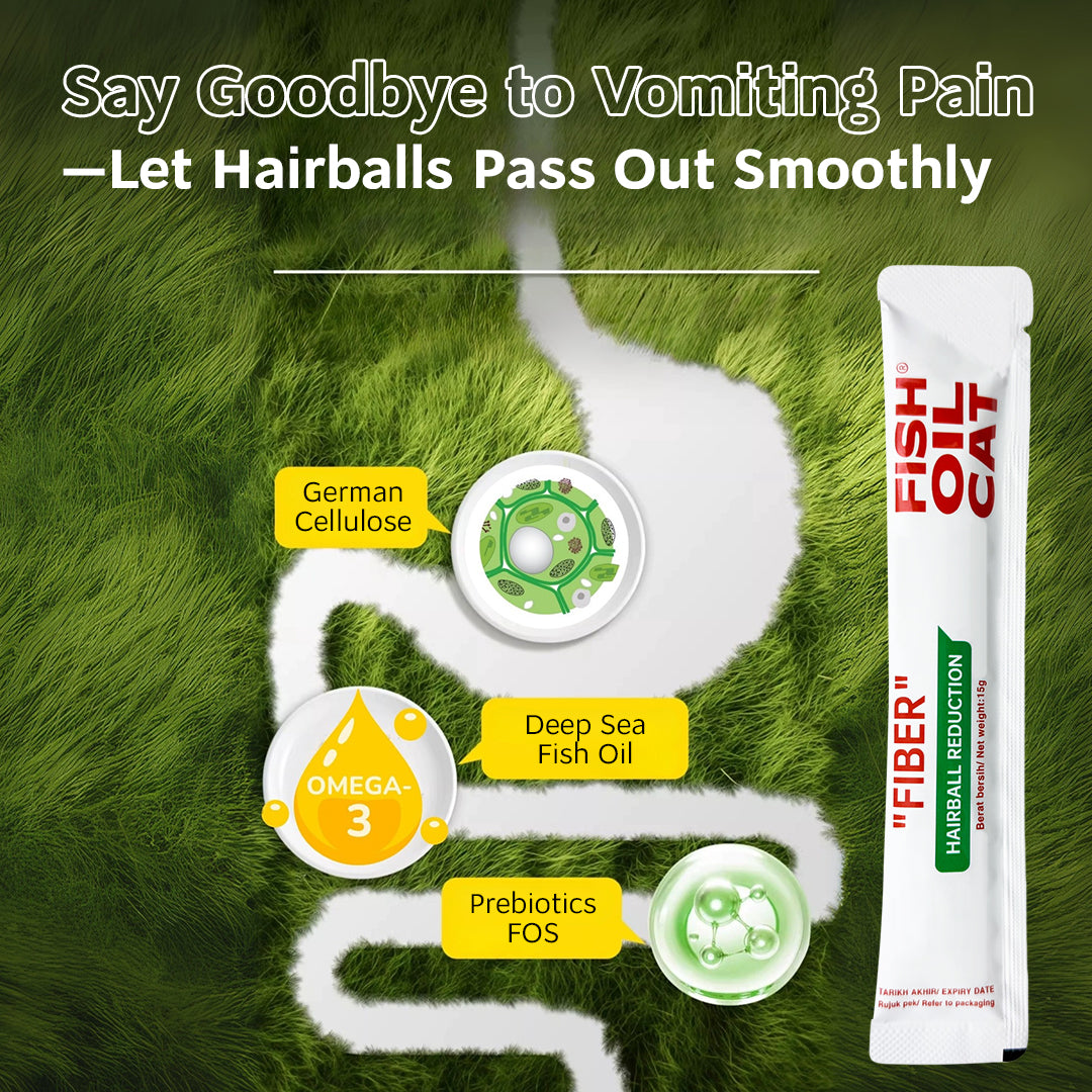 🌿Fiber Hairball Reduction Travel Pack