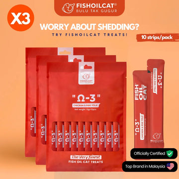 Ω-3 FISHOILCAT Cat Treat Monthly Pack (30 pcs)