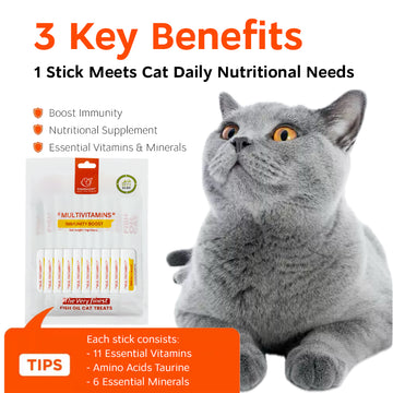 SF-II FISHOILCAT Cat Treat Travel Pack (10 pcs)