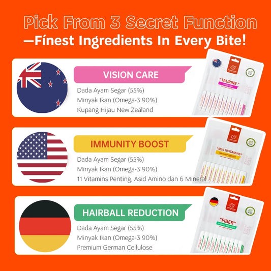 SF-II FISHOILCAT Cat Treat Travel Pack (10 pcs)