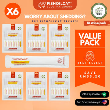 SF-II FISHOILCAT Cat Treat Value Pack (60 pcs)