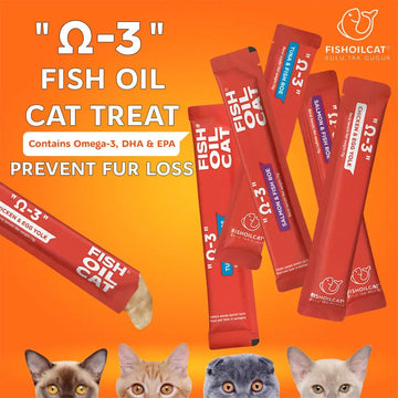 Ω-3 FISHOILCAT Cat Treat Monthly Pack (30 pcs)