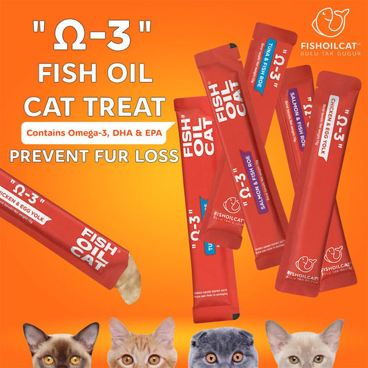 Ω-3 FISHOILCAT Cat Treat Travel Pack (10 pcs)