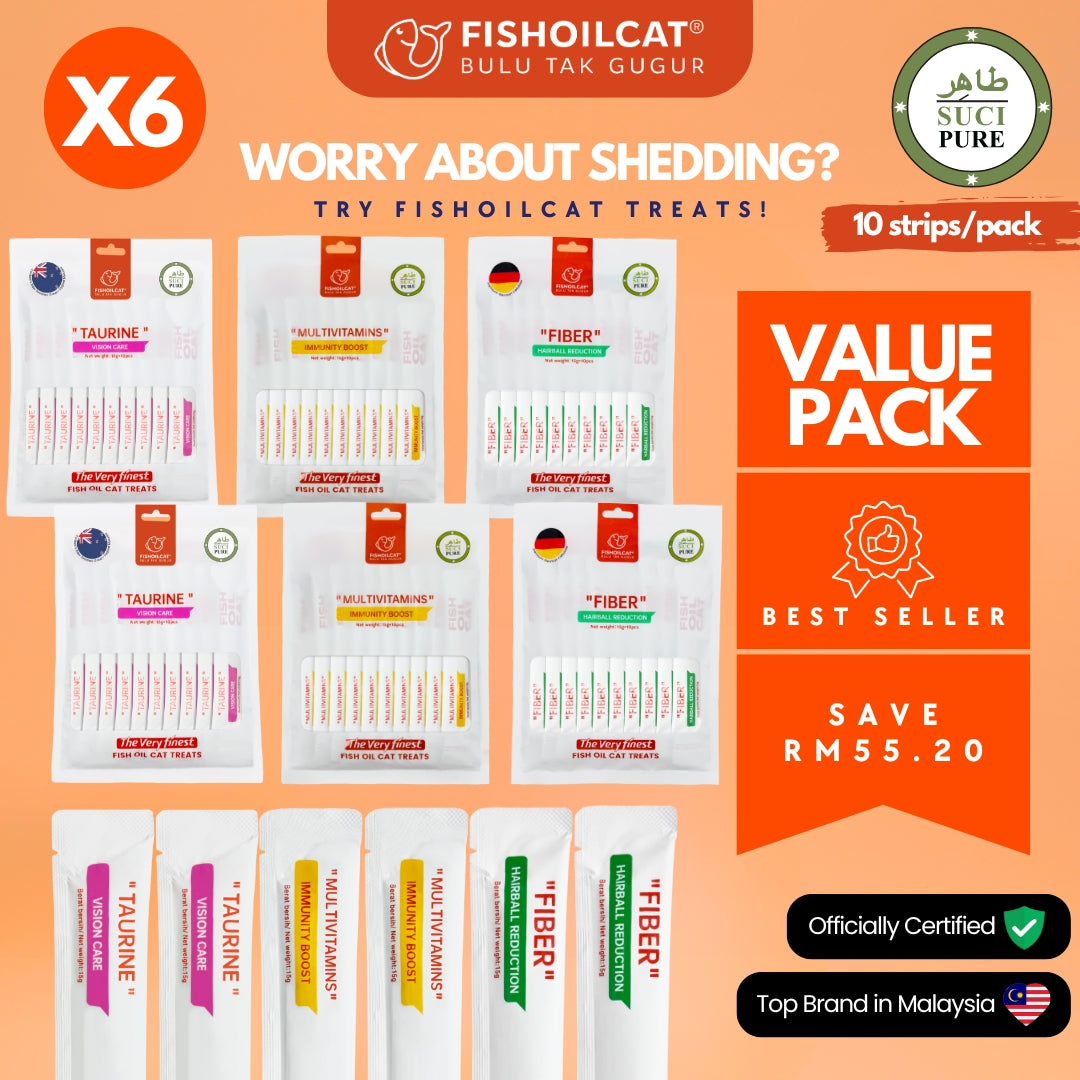 SF-II FISHOILCAT Cat Treat Value Pack (60 pcs)