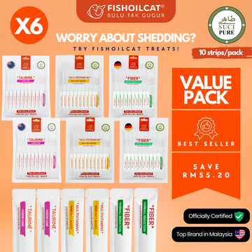 SF-II FISHOILCAT Cat Treat Value Pack (60 pcs)